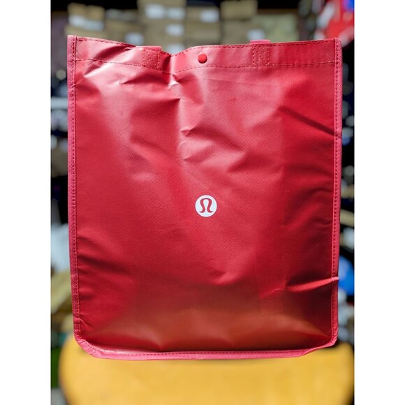 lululemon shopping bag x 3 red Large - Picture 2 of 4